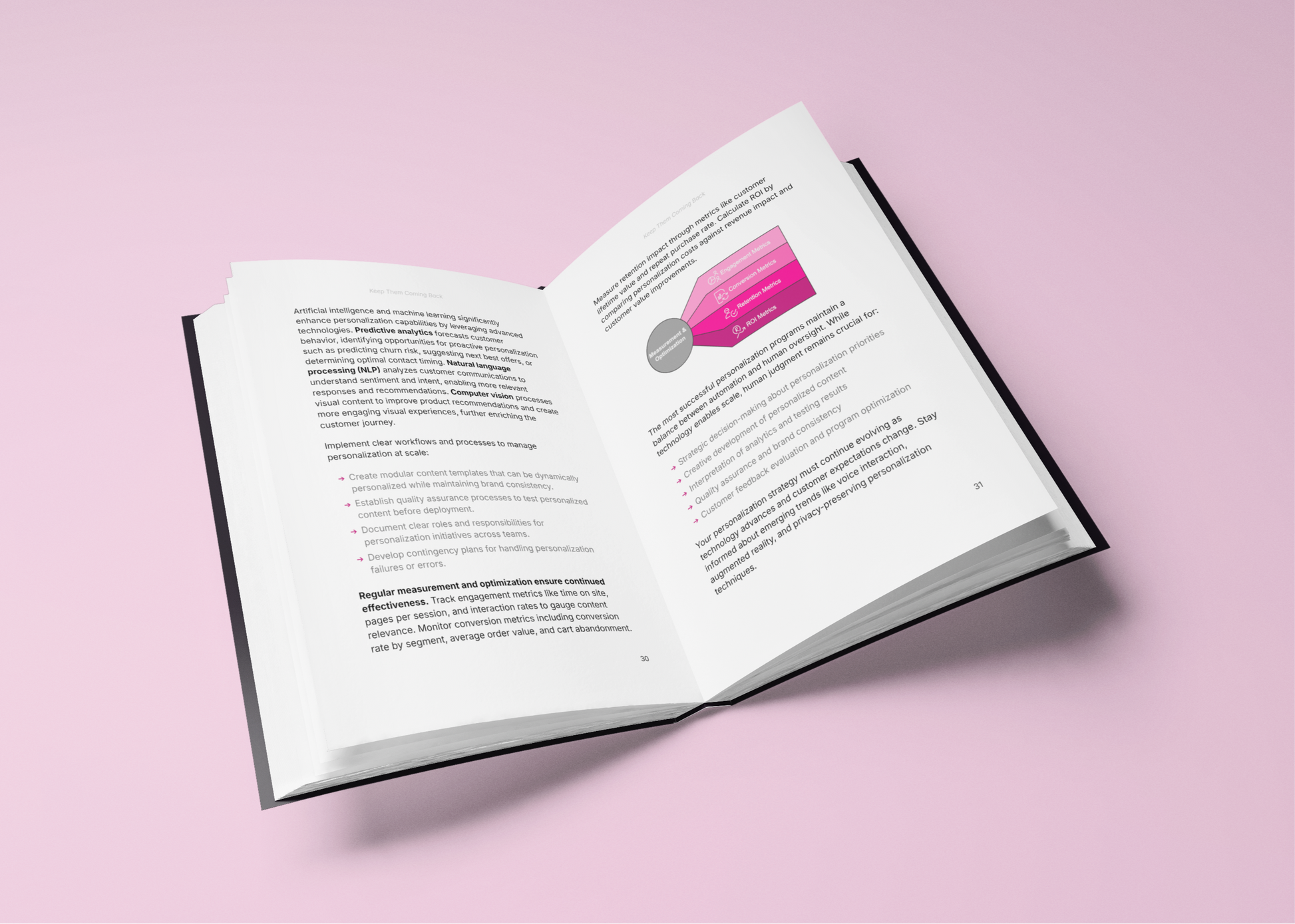 Open E-Book by Simplicity featuring a repeat sales guide with strategies for boosting sales
