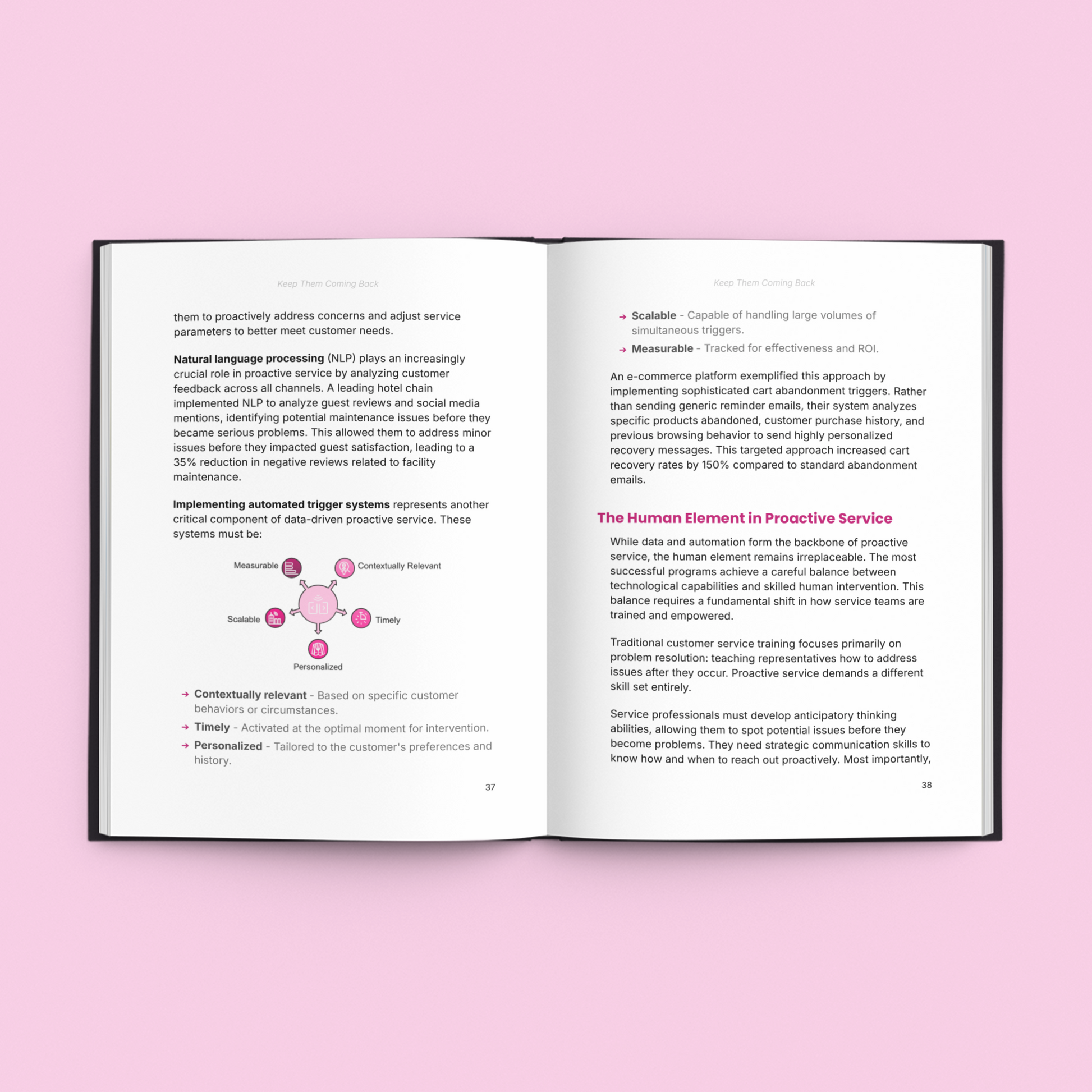 Simplicity E-Book featuring a Repeat Sales Guide on customer service strategies and effective practices