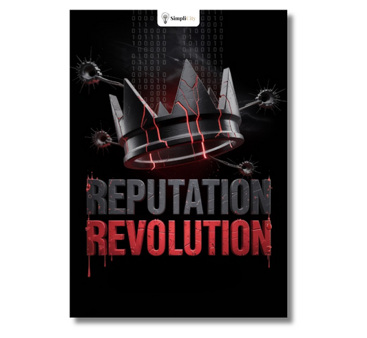 E-Book titled Reputation Revolution featuring reputation marketing techniques for brand enhancement