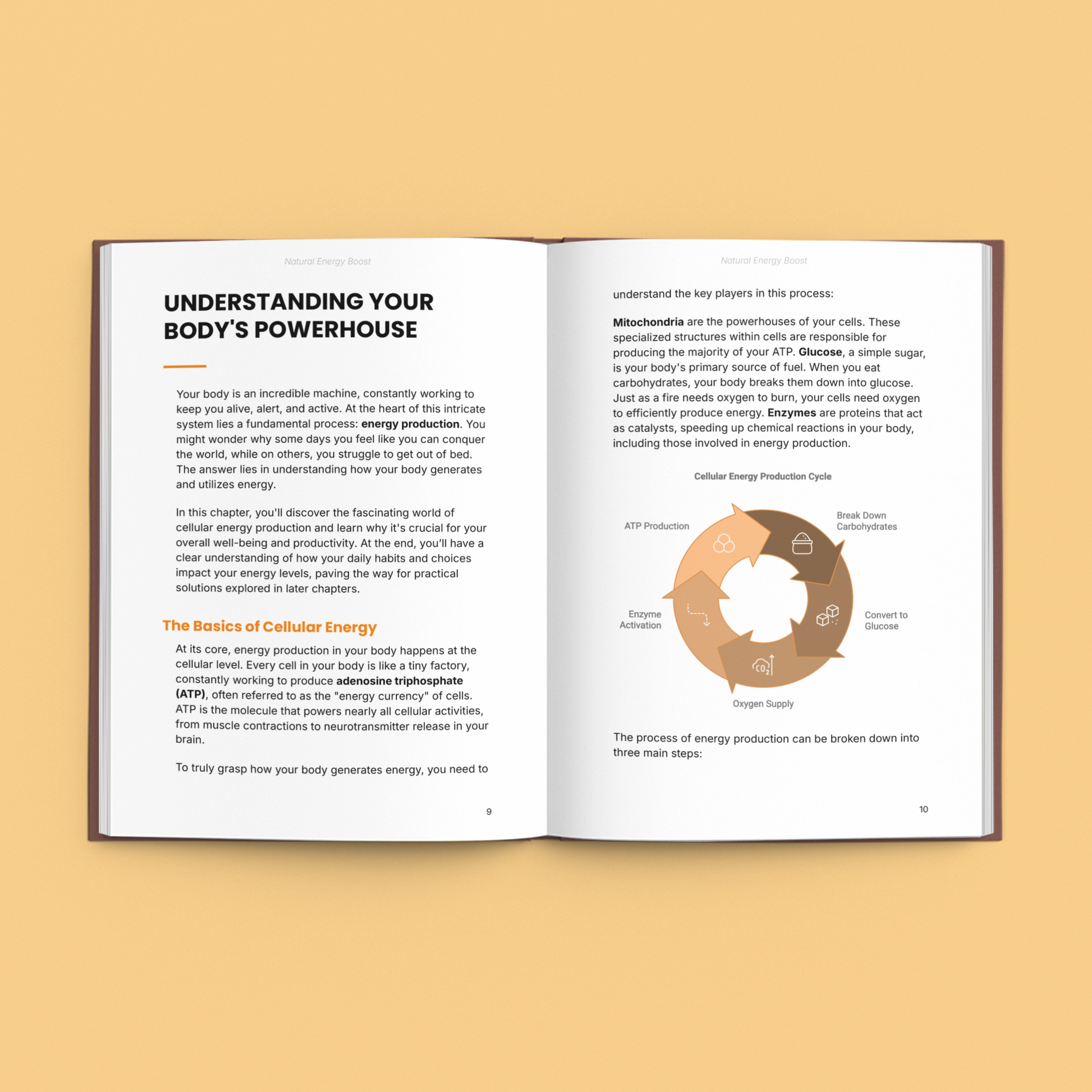 Simplicity E-Book Cover on Understanding Your Body's Powerhouse with Simple Energy Boosting Techniques