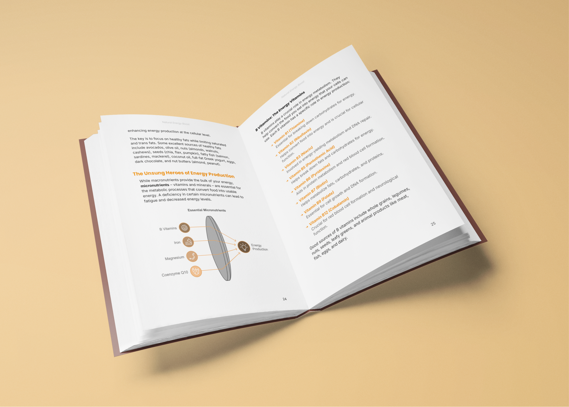 Open e-book by Simplicity featuring simple energy boosting techniques and informative graphics